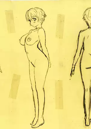 Misaki and Mika Sensei Sketchbook