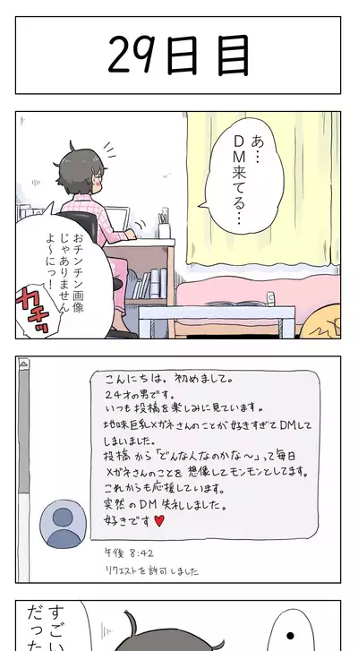 [Lithium] 100-nichigo ni Aiken to Sex suru Jimi Kyonyuu Megane-chan [Ongoing]