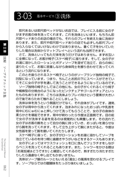 Illustrated Manual of Sex Industry for Beginners With Detailed Explanations of Soaplands