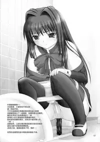 (C80) [Juicy Fruits (Satomi Hidefumi)] Bou Yuumei Koukou Joshi Toilet Tousatsu 2-jigen Bishoujo Hen Vol. 1, 2 Complete Edition (Kanon) [Chinese] [臭鼬娘漢化組]