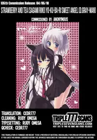 [Strawberry and Tea (Sagami Rin)] Yo-ku-ba-ri Sweet Angel (D.Gray-man) [English] [TripleSevenScans]