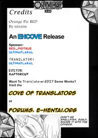 (C62) [KENIX (Ninnin)] ORANGE PIE Red (One Piece) [English] [EHCOVE]