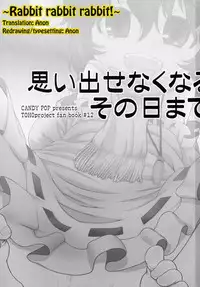 (Tsuki no Utage 5) [CANDY POP (Harukaze Unipo)] Omoidasenaku naru Sono Hi made | Until the Day We Can't Remember (Touhou Project) [English]