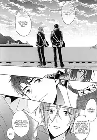 [Honetukiniku (Sebone)] seaside summer tune [Tokuten Clear File Tsuki] (Free!) [English] [Migi-ude]