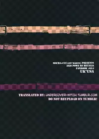 [Mocha+CCC (amy*MARINE)] Damn! My Dominatrix Boyfriend Is Gonna Awaken Something in Me (Hetalia: Axis Powers) [English]