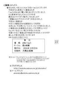 [Ai Wa Kurayami (Marui Ryuu)] Ryuu to Yume (Ghost Sweeper Mikami) [Digital]