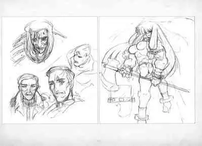 ALICESOFT ORION SCRIBBLES with CROQUIS ULTIMATE EDITION VOL.3 織音計画特別版 ラフ画集