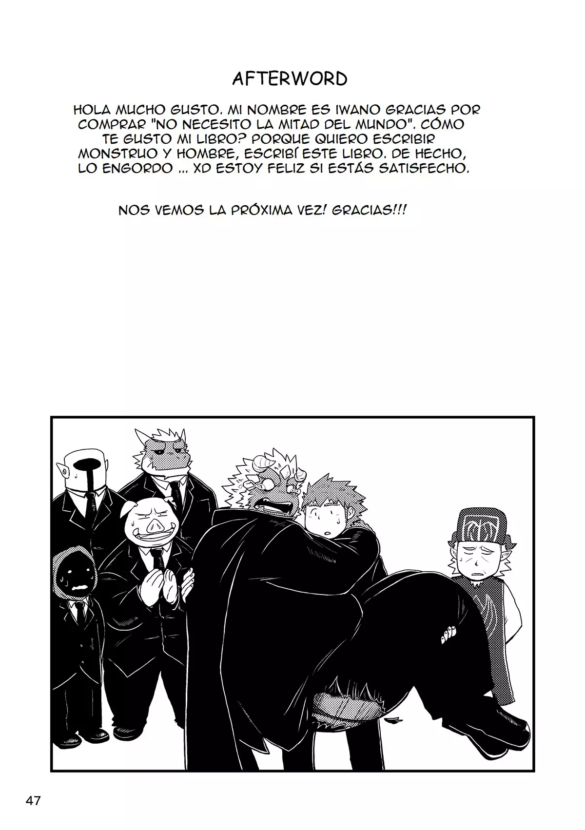 Sekai no Hanbun wa Irimasen. - I don't need half of the world.