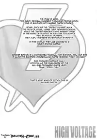 (C85) [DANGAN HONEY (Onomeshin)] HIGH VOLTAGE [English] {doujin-moe.us}
