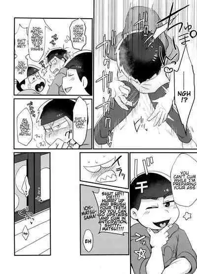 (Kahou wa Nete Matsu 20) [Nimanima Honpo (Tokiwa)] Ore no Shita ga Kyou mo Okashii!! ~24-Jikan Baku Iki 3P Secross~ | My Tongue Has Been Weird Lately ~24 hours of explosive threesome sex!!~ (Osomatsu-san) [English]