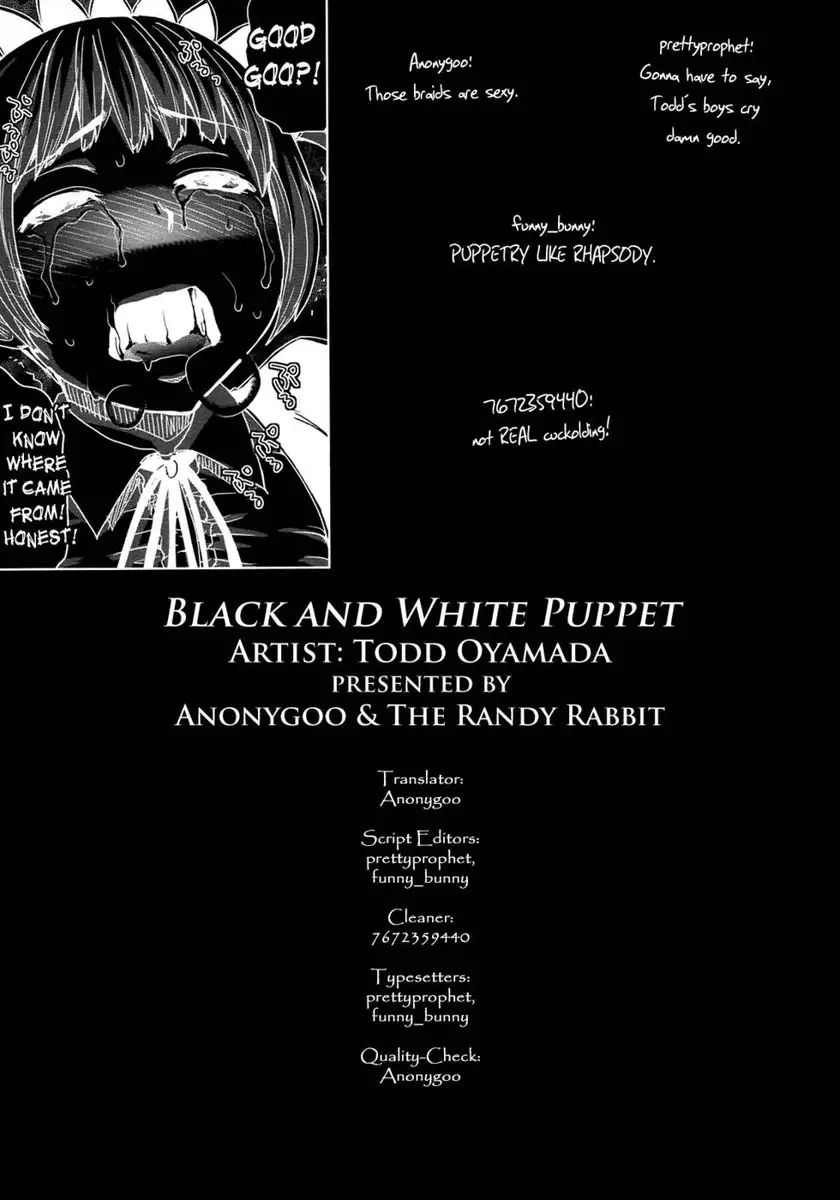 Black and White Puppet