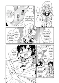 [Peachpulsar (mira)] Oppai-chan to Chippai-chan ga Irekawaru Hanashi | How Well-Stacked and Surfboard Swapped Bodies [English] [Yuri-ism] [Digital]
