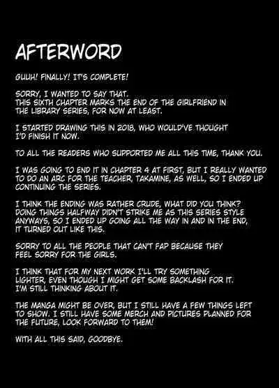 Toshoshitsu no Kanojo 6