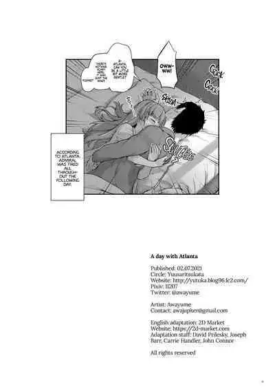 [Yusaritsukata (Awayume)] Atlanta to no Ichinichi o... | A Day With Atlanta (Kantai Collection -KanColle-) [English] {2d-market.com} [Decensored] [Digital]