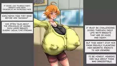 Tsubasa no Chounyuu Channel Haishin-chuu! | Like and Subscribe to Subasa's Breast Growth