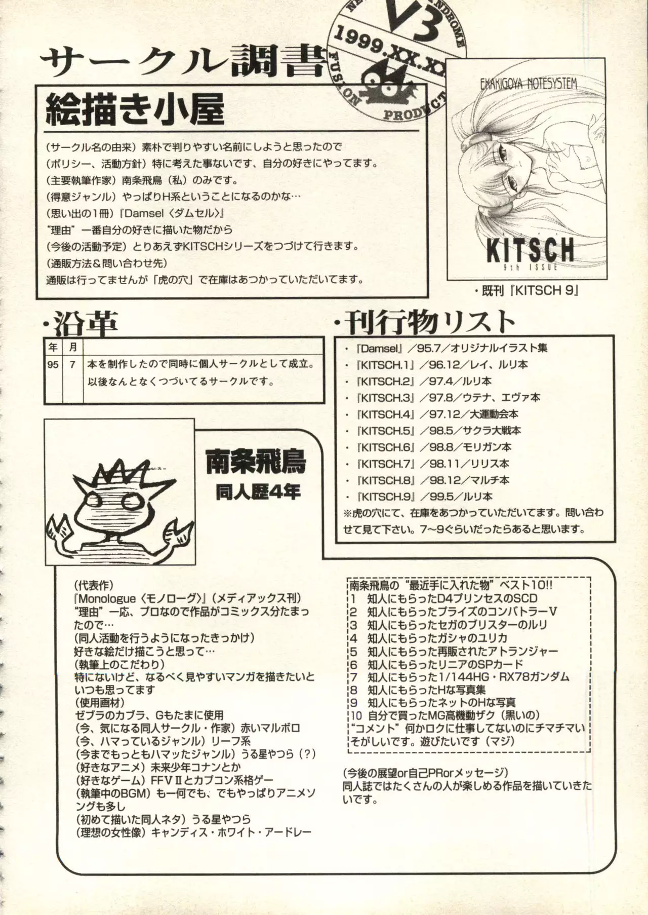 Bishoujo Shoukougun V3 '99 Summer Edition