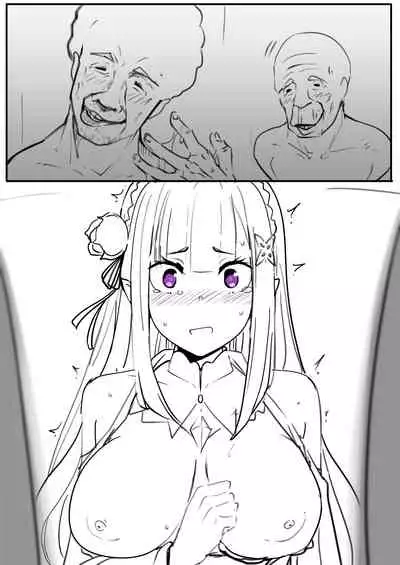 [Oninarasu] EMT (NTR Part 1 and 2 + Extras)(4/12/22)(Re: Zero kara Hajimeru Isekai Seikatsu)