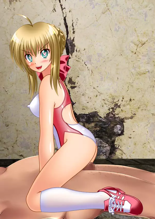 Hentai TSF Aka Saber