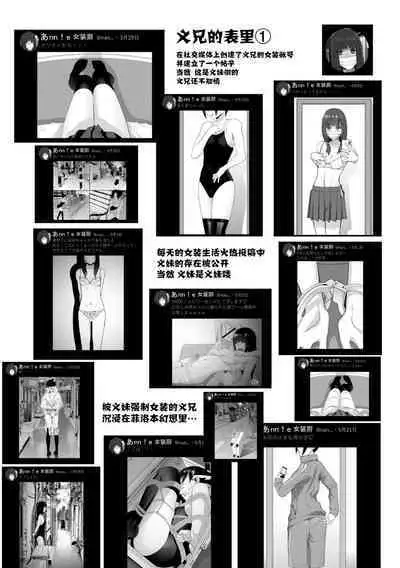 [Shinobu Tanei] Imouto ni Okasareru Kyousei Josou Ani - Forced transvestite brother-in-law raped by sister-in-law [Chinese] [BLUE氪个人翻译] [Digital]