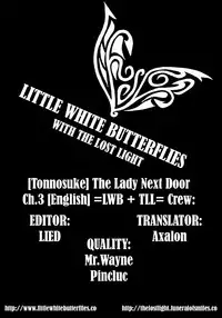 [Tonnosuke] Aibenki Tonari no Dosukebe Onee-san | The Lady Next Door Ch. 1-3 [English] =TLL+LWB=