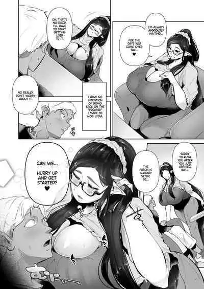 Mucchiri Dekachichi Elf no Oba-san to Ano Hi Kawashita Sukebe de Ecchi na Yakusoku | The Hot and Pervy Promise I Made to My Plump and Busty Elf Auntie