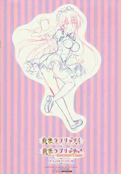 [SAGA PLANETS] Kin-iro Loveriche&Kin-iro Loveriche -Golden Time- Visual Fan Book MELONBOOKS Only Bought Special Unreleased Roughs Book