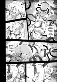 (Reitaisai 10) [Happiness Milk (Obyaa)] Nikuyokugami Gyoushin - tentacle and hermaphrodite and two girls - | Faith in the God of Carnal Desire - Tentacle and Hermaphrodite and Two Girls (Touhou Project) [English] {Sharpie Translations}