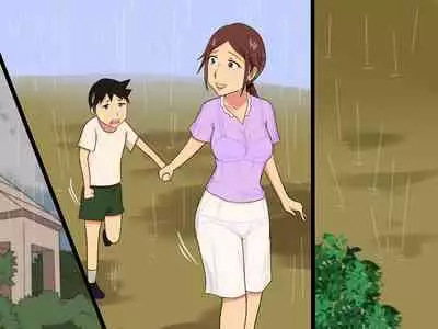 Kirei na Oba-san to Ofuro de Sex shita Doutei