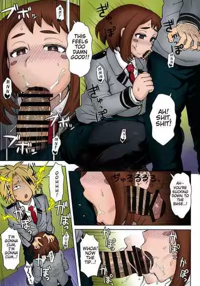 (C90) [Eight Beat (Itou Eight)] Uraraka Ura Fuuzoku | Uraraka's Behind-the-Scenes Prostitution (Boku no Hero Academia) [English] [TekColor] [Colorized]