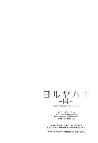 (C100) [Rosapersica (Ichinomiya)] Yoru Yahagi 14 (Kantai Collection -KanColle-) [Chinese] [Angiris Council漢化组]