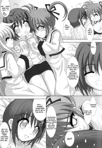 (Lyrical Heart) [Hikarito Mahou Koubou (M_pon)] Nano & Fe x Haya! (Mahou Shoujo Lyrical Nanoha) [English] [Payapaya]