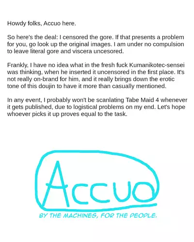 [Kumanikotec (Kozakura Kumaneko)] Tabe Maid 3 - The Beguiling Girlfriend (Madowashi no Kanojo Hen) [Digital] [English]