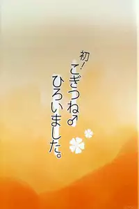 (C89) [Rideshion (Kazushi)] Hatsu! Kogitsune Hiroimashita.