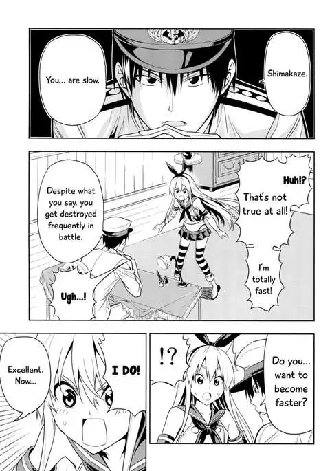 Tricking and Sexual Harassing Shimakaze, Who Wants to Become Faster