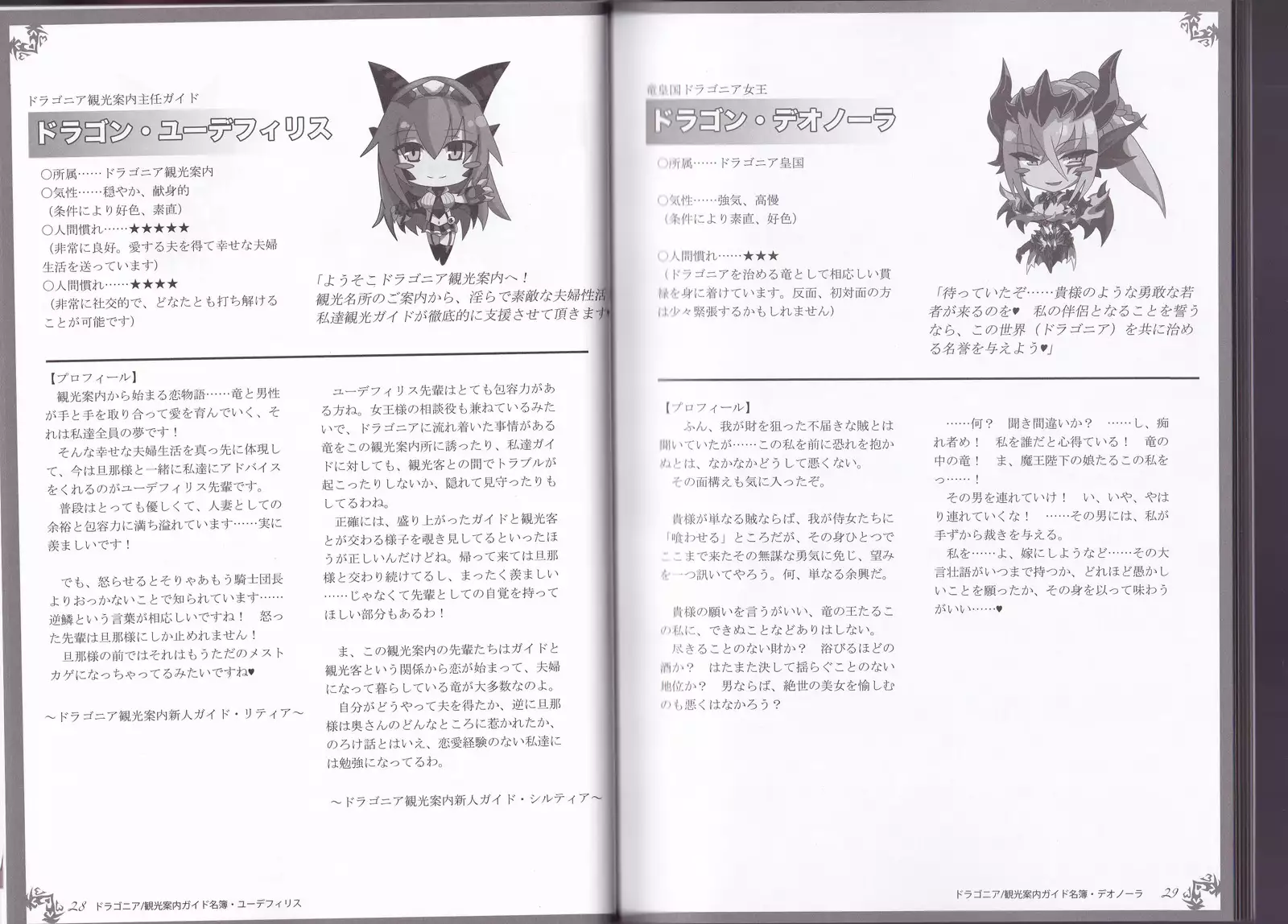 Monster Girl Encyclopedia World Guide - Side I: Dragonia