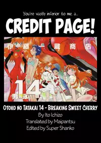 (C80) [Ito Ichizo Shouten (Ito Ichizo)] Otoko no Tatakai 14 - Breaking Sweet Cherry (Neon Genesis Evangelion) [English]