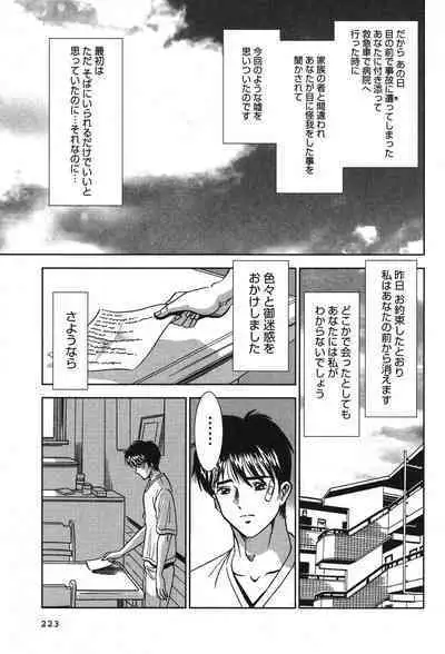 Melty Moon Kogetsu Hen - A woman falls in the evening of the moonlight night.