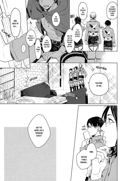 (SUPERKansai20) [Bodatto (Kirishima)] Heichou no Hikidashi | Captain's Drawer (Shingeki no Kyojin) [English] [Wings of K&C]