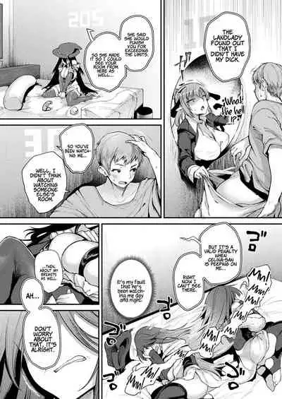 [Oohira Sunset] Kabeana Tsuki Juukyo e Youkoso 301-goushitsu Majo Serina no Baai 1-2 | Welcome to the Residence with a Glory Hole. Room 301 Witch Celina’s Case 1-2 [English] [Coffedrug] [Digital]