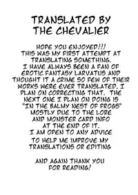 [Erotic Fantasy Larvaturs (Takaishi Fuu)] Bakunyuu Complex - Dengeki Kaeru no Nyuuzuma | Wet Nurse of Electric Frog [English] [Digital]