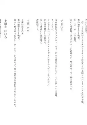 男の娘セーラー戦士W