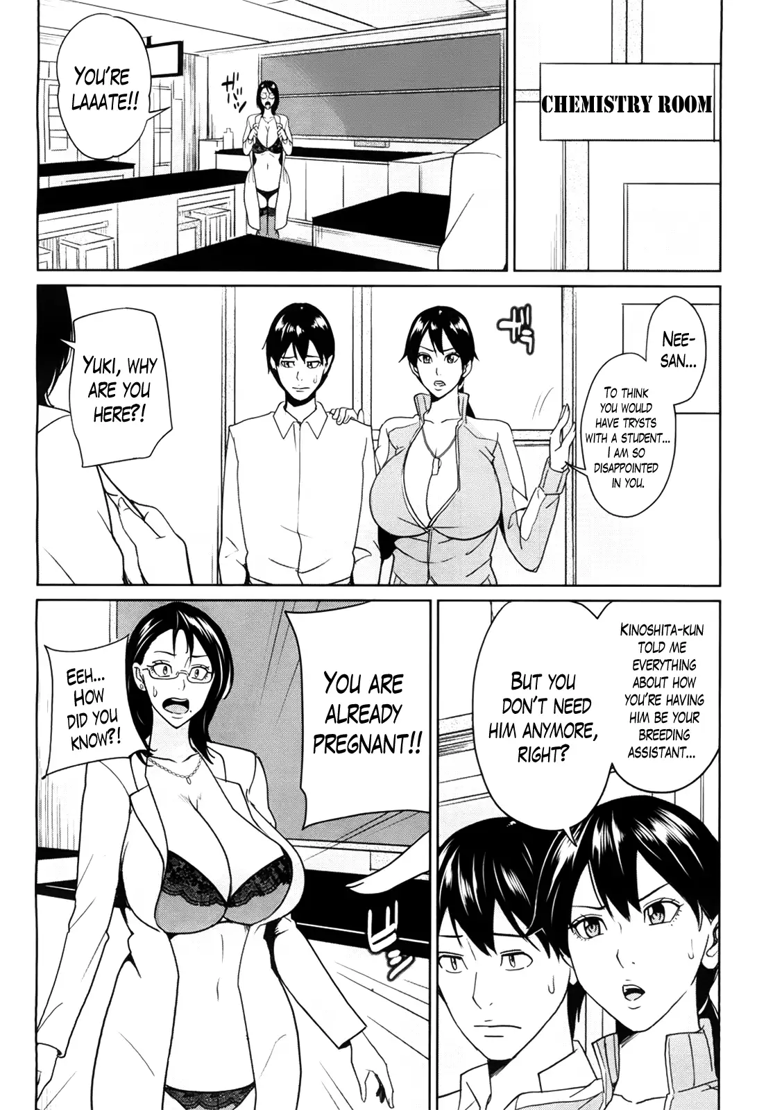 Kyouko Sensei to Boku no Himitsu | Kyouko-sensei and My Secret Ch. 1-4 END