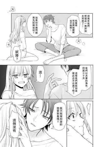 Kajona aijo de konya mo chu iki! ? O tameshi fufu no torokeru joji | 过剩爱情让我今晚也体内高潮！？试婚夫妻的甜蜜情事 1-3