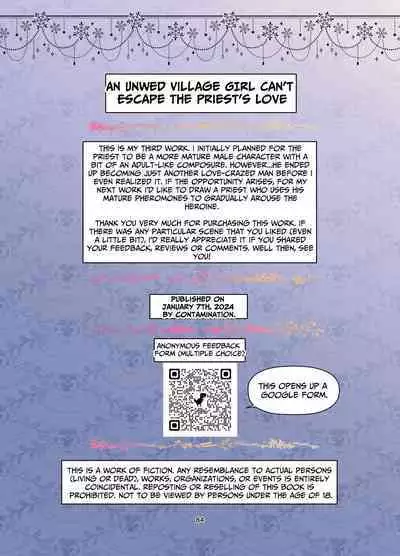 [Contamination] Yomeki okure-mura Musume wa Shinpu-sama no Dekiai kara nige rarenai | Village Woman Who Missed Her Chance At Marriage Cannot Escape From The Infatuated Priest [English]