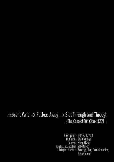 [Studio Daiya (Nemui Neru)] Seiso Zuma → Netorare → Bitch Kiwamaru. ~Obuki Rin (27) no Baai~ | Innocent Wife→Fucked Away→Slut Through and Though ~The Case of Rin Obuki (27)~ [English] [2D-Market] [Decensored] [Digital]