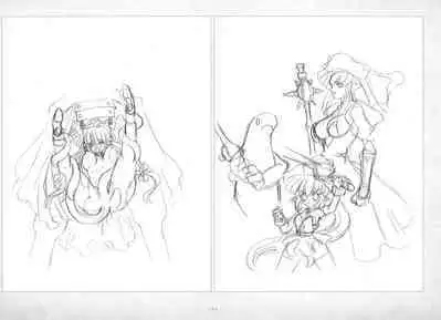 ALICESOFT ORION SCRIBBLES with CROQUIS ULTIMATE EDITION VOL.3 織音計画特別版 ラフ画集