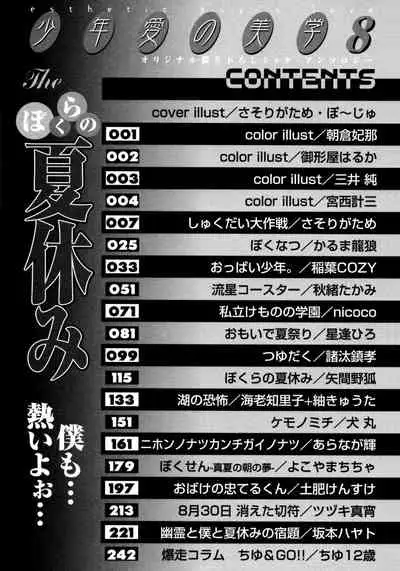 Shounen Ai no Bigaku 8 The Bokura no Natsuyasumi