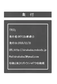 (C95) [Shirakaba Doori (DRY)] R13 (Fate/stay night)