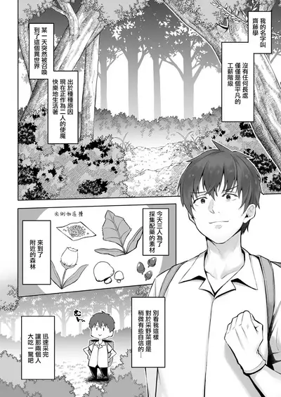 Isekai Shoukan IV Elf na Onee-san to Fushigi na Kinoko