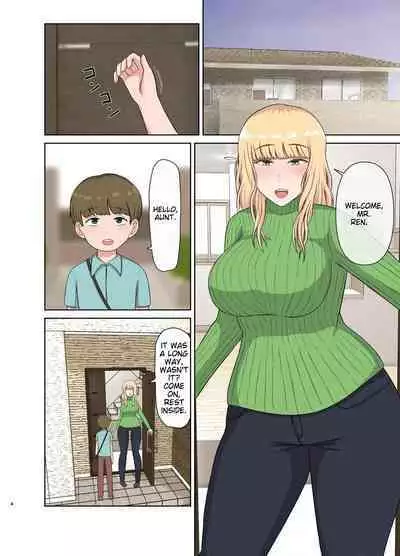 Kinpatsu Oba-san no Suiminkan | My blonde aunt. Sleep rape